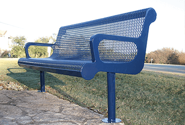 Plastic Coated Metals - What Are Park Benches Made Of